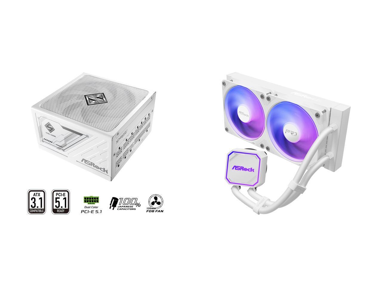 ASRock SL-1000GW Gold 1000W Fu - đánh giá và giá 1000W White Modular Power Supply