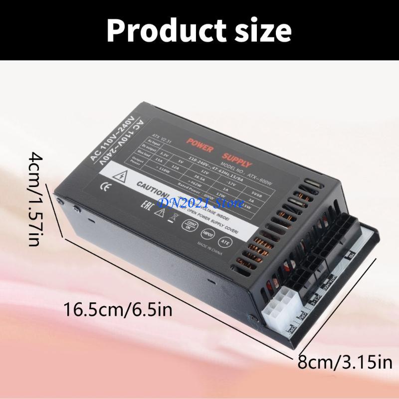 Quạt làm mát yên tĩnh của F3ke - đánh giá và giá Flex Atx Power Supply 600W 1U